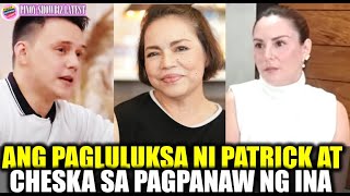 Patrick Garcia at Cheska NAGLULUKSA sa pagpanaw ng Ina Cheska may nakakaiyak na mensahe para sa Ina [upl. by Eitsirk610]