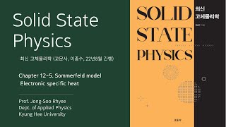 125 Solid State Physics Sommerfeld theoryElectronic specific heat [upl. by Rafferty]