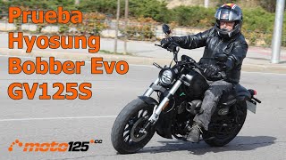 Prueba a fondo  Hyosung Bobber Evo GV125S [upl. by Nevur]