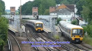 Boogies Trains at Petts Wood  24 June 2024 [upl. by Accebor]