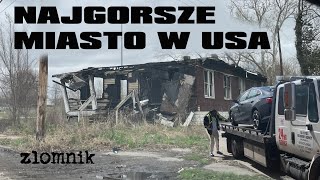 Złomnik złapaliśmy gumę w najgorszym mieście USA [upl. by Ynnor]