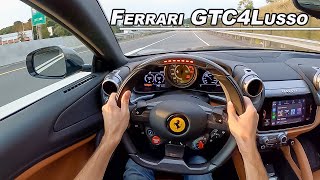 2017 Ferrari GTC4Lusso  The 680hp V12 Shooting Brake You Need to Drive POV Binaural Audio [upl. by Ebehp]