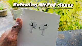 Unboxing Airpod gen 3 clones [upl. by Leann555]