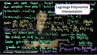 Lagrange Polynomial Interpolation [upl. by Jsandye]