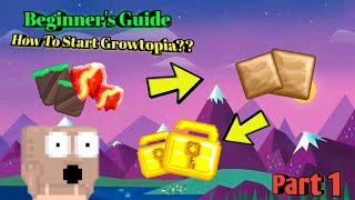 Beginners Guide  New Players How To Start Growtopia Part 1 [upl. by Okorih]