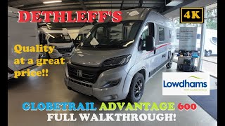 Dethleffs Globetrail Advantage 600 DS 2024 4K Full walkaround  Quality at a great price [upl. by Akinna763]