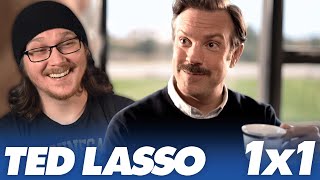 TED LASSO 1x1 REACTION amp REVIEW  Pilot  First Time Watching [upl. by Sonni194]