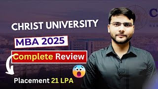 Christ University Bangalore Honest review  MBA 2025  Admission  Cutoff fee structure [upl. by Bedell325]