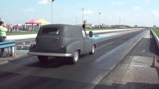 Terrys 1950 Chevy SD at Drag Strip [upl. by Ayihsa]