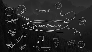 Scribble Elements After Effects template [upl. by Odelia496]