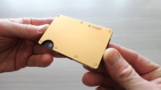 Ridge 24k Gold Minimalist Wallet  YOU HAVE TO SEE THIS [upl. by Ingrid]