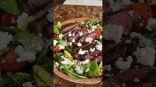 Easy 20minute Steak Salad icekarim [upl. by Irakab673]