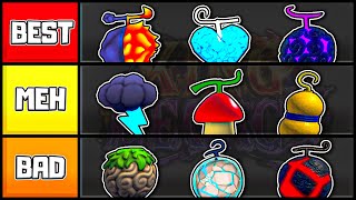 Ranking amp Showcasing All Fruits In King Legacy  Tier List [upl. by Teloiv]