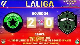 GRESSIER VS JEREMIE JOURNÉE 19 OCT LA LIGA NATIONAL DLS 24 [upl. by Aleakcim]