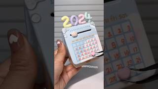 How to make calendar 2024 crafts handmade craft diy art [upl. by Eyr]