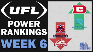 UFL Power Rankings Week 6  2024 [upl. by Dietsche]