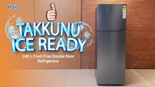 Haier Frost Free Double Door Refrigerator  Detailed Review  Poorvika [upl. by Nwahsyar747]