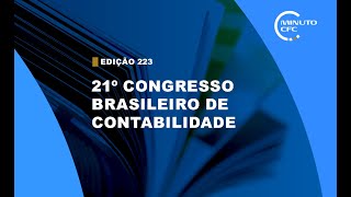 MINUTO CFC 231 21º Congresso Brasileiro de Contabilidade [upl. by Nitsew]