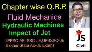 Hydraulic Machines02  Impact of jet  Fluid Mechanics  Chapter wise QRP [upl. by Sulrac]