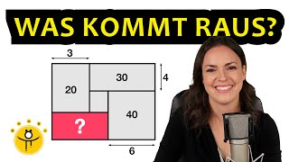 Ein kleines Mathe Rätsel – Fläche berechnen [upl. by Eycats971]