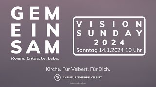 GEMEINSAM  VisionSunday  141  10 Uhr [upl. by Yenaiv]