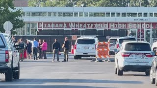 Niagara Wheatfield High School lockdown police find no threats [upl. by Itsur]