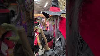 7 Foot Animated Spellcasting Witch  Home Depot Halloween [upl. by Atnamas]