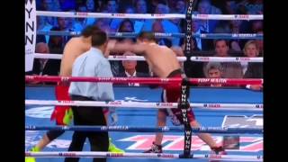 Sergio MartinezJulio Cesar Chavez Jr fight highlights [upl. by Derreg379]