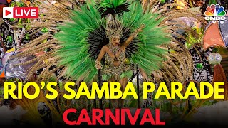 Rio Carnival LIVE Samba Parades In Rio Carnival 2024  Sambadrome  Rio de Janeiro  Brazil  N18L [upl. by Salta]