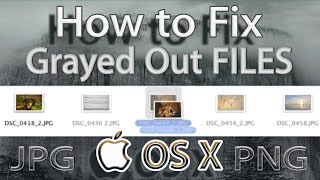 How to Fix Greyed Out Files and Folders on Mac OS [upl. by Auohs]