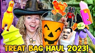 HALLOWEEN Treat Bag Haul 2023 Skibidi Toilet TikTok Inspired [upl. by Odnarb]