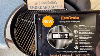 The Best Weber Kettle Grill Grate Replacement  HexGrate Weber Grilling Grate ReImagined [upl. by Boniface803]