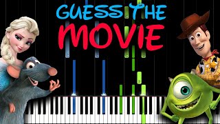 Can You Guess the Disney Movies Piano Quiz [upl. by Noda141]