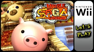 Marble Saga Kororinpa  Lets Play Ep 1 Wii  1440p original console [upl. by Vittorio]