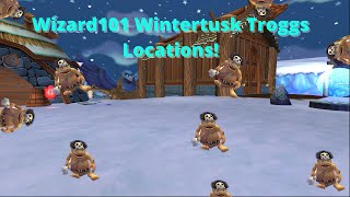 Wizard101 Wintertusk  Finding the Troggs locations [upl. by Ergener260]