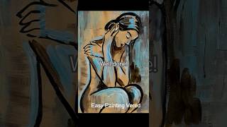 abstract figurative painting howtopaint paintingtutorial shorts [upl. by Soiritos]