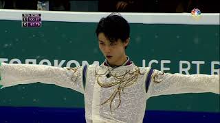 2017 18 Rostelecom Cup Hanyu Yuzuru FS JPN NBC [upl. by Erbas]