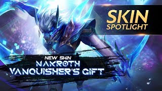 Vanquisher Gifts Nakroth Skin Spotlight  Garena AOV  Arena of Valor [upl. by Jeavons933]