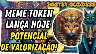 CONFIRA MEME TOKEN DA REDE SOLANA LANÇAMENTO HOJE POTENCIAL DE VALORIZAÇÃO • BASTET GODDESS [upl. by Verlee6]