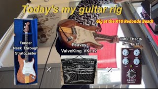 Gear Vlog Fender Neck Through Stratocaster × Peavey ValveKing VK112 × CMC Effects Sun Fuzz [upl. by Marella]