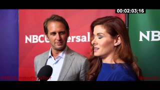 DEBRA MESSING amp JOSH LUCAS PLAY QampA AT THE NBC SUMMER PRESS TOUR [upl. by Anined209]