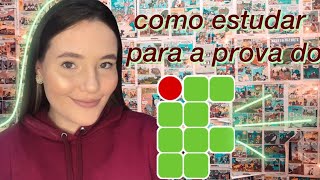 COMO ESTUDAR PRA PROVA DO IF I como eu me preparei e fui a segunda colocada [upl. by Nylareg]