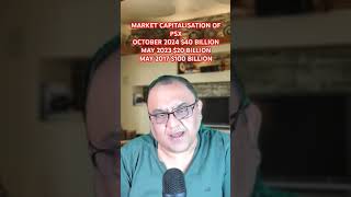 MARKET CAPITALISATION OF PSX OCTOBER 2024 40 BILLIONMAY 2023 20 BILLIONMAY 2017 100 BILLION [upl. by Ifill340]