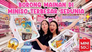 BORONG MAINAN DI MINISO TERBESAR DIDUNIA  😱🤯 SURGANYA BLINDBOX SANRIO BONEKA 🥳 [upl. by Rekab260]