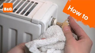 How to bleed a radiator [upl. by Ahsenar]