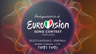 Semifinala Eurovision România 2022 în direct la TVR1 [upl. by Shanan]