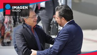 Llega Gustavo Petro para toma de protesta de Claudia Sheinbaum [upl. by Ymmor805]