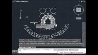 AutoCAD Array 2013 [upl. by Esmond219]