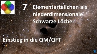 7 Elementartteilchen als niederdimensionale Schwarze Löcher [upl. by Aitselec882]