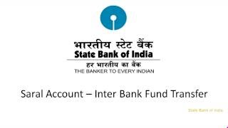 SBI Corporate Internet Banking Saral Inter Bank Fund Transfer Video Created as on September 2016 [upl. by Ahsirtap192]